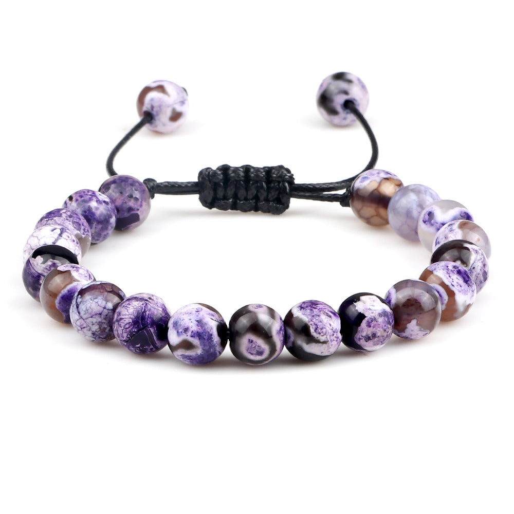 Brazalete ajustable de la trenza del fuego de 8 mm de 8 mm